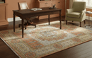 Traditional Mamluk Design Orange Hand knotted 8x10 Wool Rug