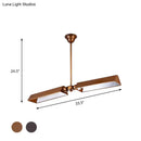 GobekUsa Traditional Metal Triangle Pendant Light with 2 Lights - Grey/Gold - Perfect for Dining Rooms