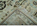 Traditional Oriental Design Beige Hand knotted 6x8.7 Wool Area Rug