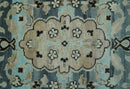 Traditional Oriental Design Beige Hand knotted 6x8.7 Wool Area Rug