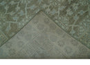 Traditional Oriental Design Brown, Blue And Beige Hand Knotted 6x8 Wool Area Rug