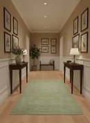 Traditional Oushak Design Beige And Gold 6x9 Hand Knotted Wool Area Rug