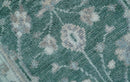 Bloom Traditional Oushak Design Teal 2.6x8.6 Hand Knotted Wool Rug