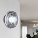 GobekUsa Traditional Clear Crystal Bubble Sconce Wall Lamp - Single Bulb Light Fixture