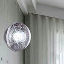 GobekUsa Traditional Clear Crystal Bubble Sconce Wall Lamp - Single Bulb Light Fixture