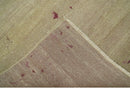 Traditional Transitional Beige And Pink Hand knotted Wool Area Rug by The Rug Decor