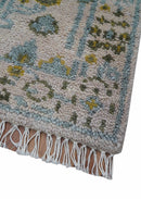 Traditional Tree of life Peach Hand Knotted 2x3 Wool Area Rug
