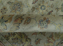 Traditional Turkish Design Beige And Rust 6x9 Hand Knotted Wool Area Rug