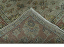 Traditional Turkish Design Beige And Rust 6x9 Hand Knotted Wool Area Rug