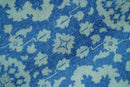 Traditional Turkish Design Blue 10x14 Hand Knotted Wool Area Rug