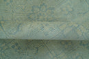 Traditional Turkish Design Fine Blue And Beige Hand Knotted 10x14 Wool Area Rug
