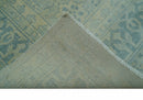 Traditional Turkish Design Fine Blue And Beige Hand Knotted 10x14 Wool Area Rug