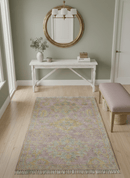 Traditional Turkish Design Pink Hand Knotted 3X5 Wool Rug