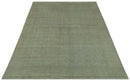 Traditional Turkish Fine Blue And Beige 9.7x12 Hand Knotted Wool Rug
