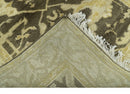Traditional Turkish Oushak Design Beige And Brown 3x5 Hand Knotted Wool Area Rug