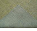 Traditional Turkish (Oushak) Design Gold And Gray Hand Knotted 8x10 Wool Area Rug