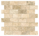 Trail Cross Cut Country Classic Mosaic J Travertine Look Porcelain Mosaics 12x12
