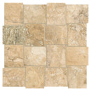 Trail Cross Cut Philadelphia Mosaic B Travertine Look Porcelain Mosaics 12x12