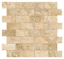 Trail Cross Cut Philadelphia Bullnose Travertine Look Porcelain Moldings 3x24
