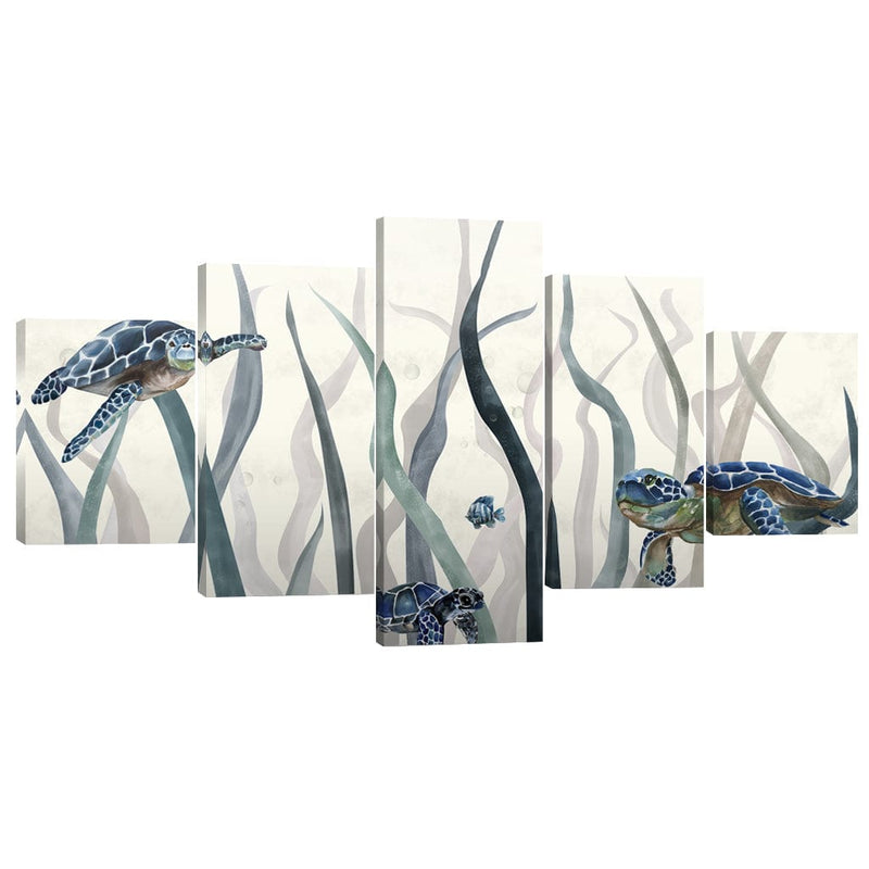 Tranquil Turtles Canvas - 5 Panel