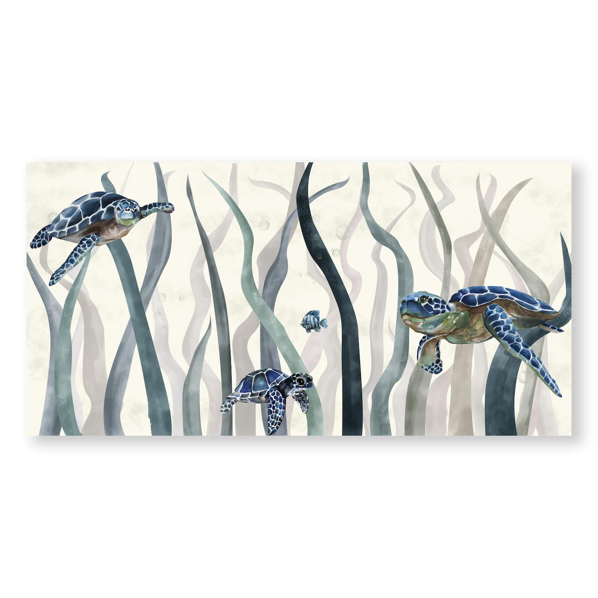 Tranquil Turtles Canvas - Single Panel, photo 5 of 9