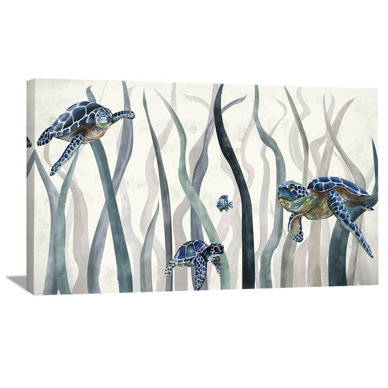 Tranquil Turtles Canvas - Single Panel