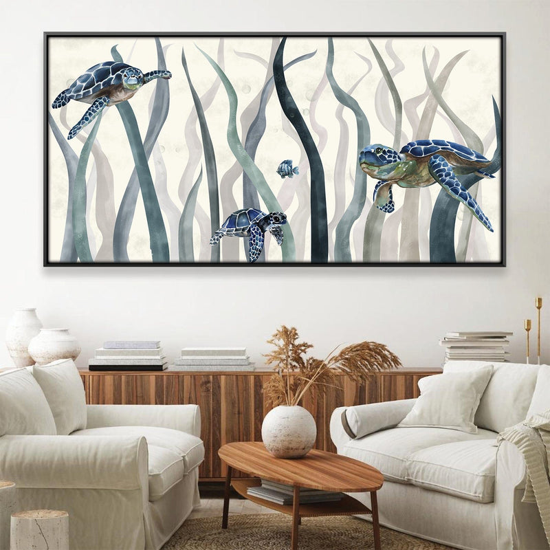 Tranquil Turtles Canvas - Single Panel