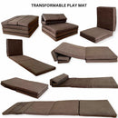 Transformable Kids Play Mat and Couch for Playtime and Relaxation
