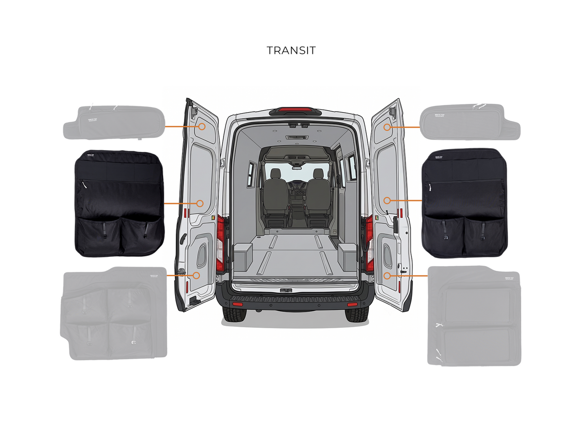 Ford Transit Middle Rear Door Storage Panels (Pair), photo 11 of 11