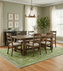 Transitional Design Green And Blue Hand Knotted Custom Made Wool Rug by The Rug Decor