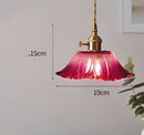 GobekUsa Blue Glass Pendant Lights - Bedroom Dinning Living Room Fixtures