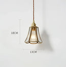 GobekUsa Blue Glass Pendant Lights - Bedroom Dinning Living Room Fixtures