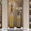 GobekUsa Elephant Floor Decoration Sculpture Living Room TV Cabinet Ornament Figurine