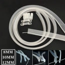 Translucent silicone tube strip light diffuser for living room lighting by Decorbites