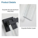 Transparent Crystal Wall Lights Fixtures with LED & Waterproof
