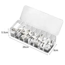 Transparent plastic cable storage box office desk wire organizer by Decorbites