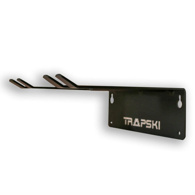 TRAPAWAY Wall Rack  | Garage Organizer for Yard Tools, Gear & Equipment | Holds Skis or Snowboard by Bindings | Aluminum | No Moving Parts to break or pinch points