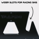 TRAPSKI DOUBLE Mobile All Mountain Ski and Standard Stance Snowboard Rack