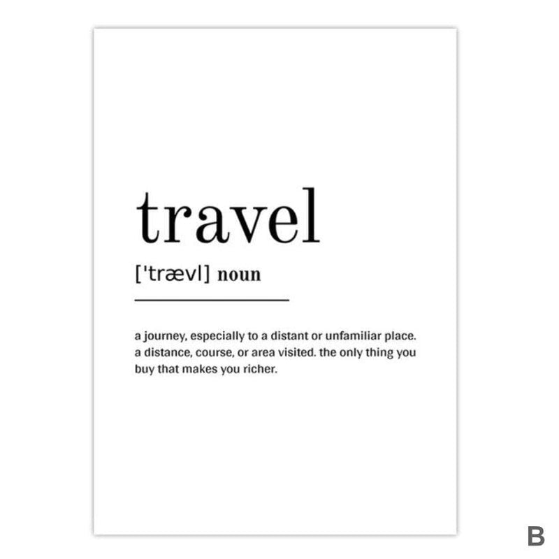 Travel Definition Canvas