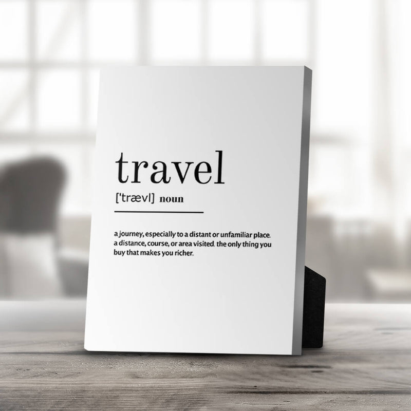 Travel Definition Desktop Canvas