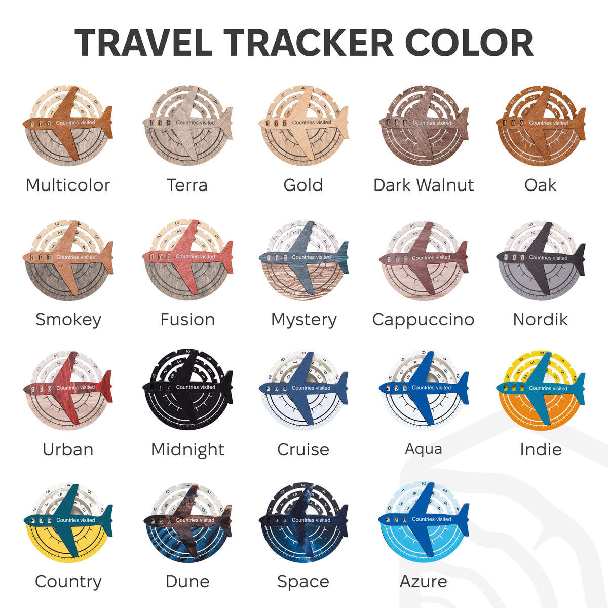 Travel Tracker 3D Wooden World Map, photo 29 of 29