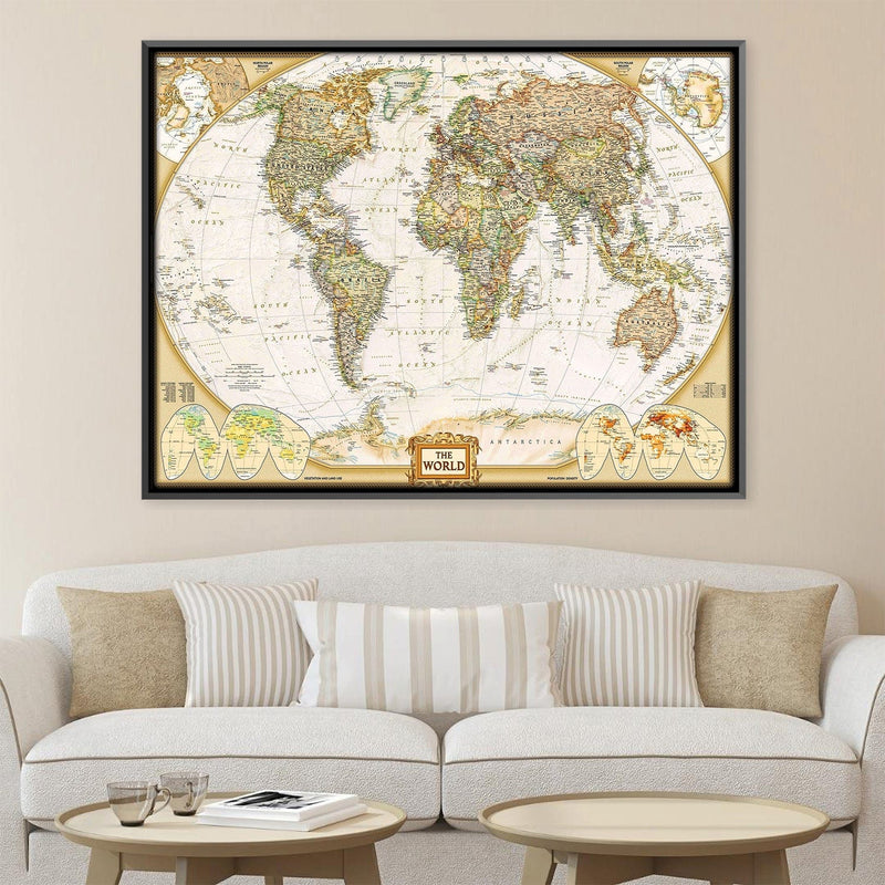 Travelers Map Canvas