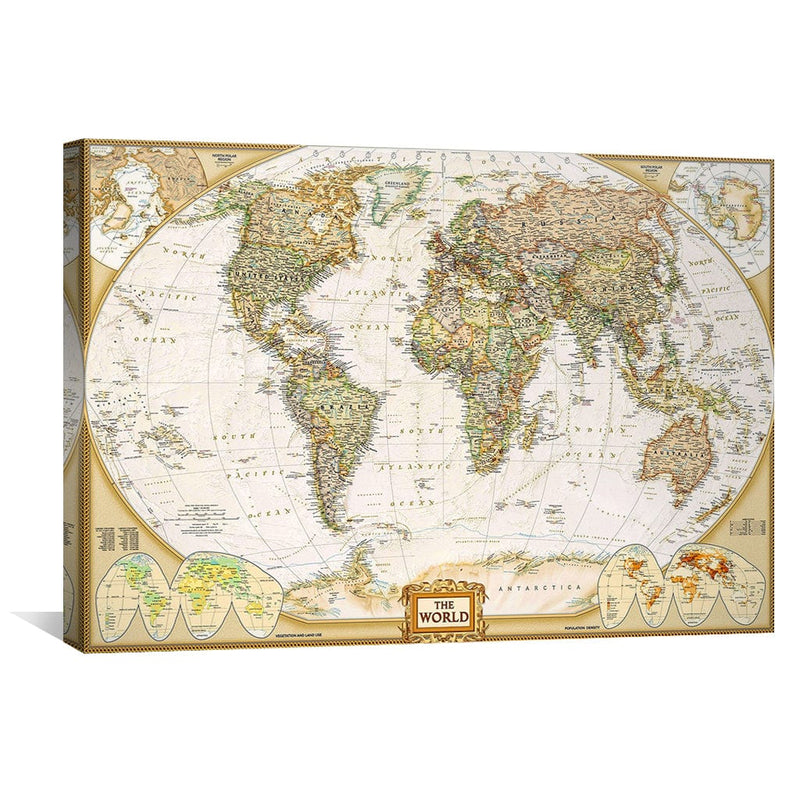 Travelers Map Canvas