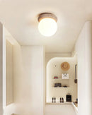Travertine Asteroid Round Ceiling Lamp