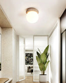 Travertine Asteroid Round Ceiling Lamp
