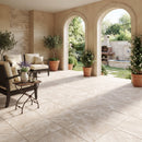 Travertine Cc White 24x24x3/4 R11 Paver