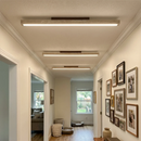 Travertine Column Rectangle Ceiling Light
