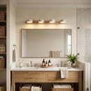 Travertine Duo Wood Wall Light