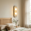 Travertine Oval Glass Wall Sconce