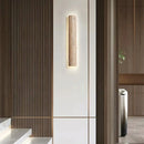 Travertine Stein Lange Long Strip Wall Sconce